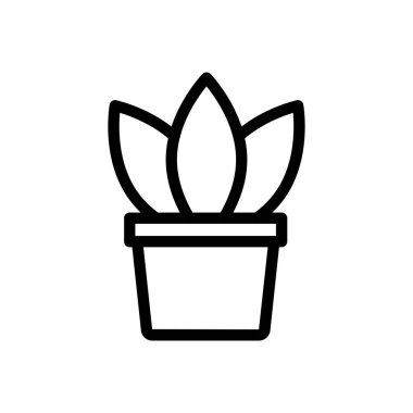 Şeffaf bir arkaplanda bitki vektör çizimi. Premium kalite semboller. Konsept ve grafik tasarım için ince çizgi simgesi.