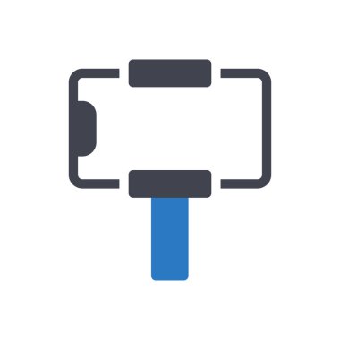 Şeffaf bir arkaplan üzerinde selfie vektör çizimi. Konsept ve grafik tasarımı için özel kalite semboller.. 