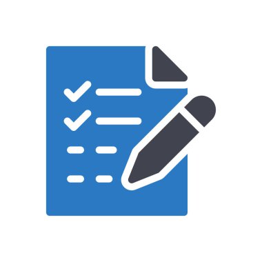 Şeffaf bir arkaplan üzerindeki denetleme listesi vektör illüstrasyonu. Konsept ve grafik tasarımı için mükemmel kalite sembolleri..