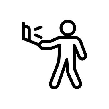 Saydam bir arkaplan üzerinde gezgin vektör çizimi. Konsept ve grafik tasarımı için ince çizgi simgesi..