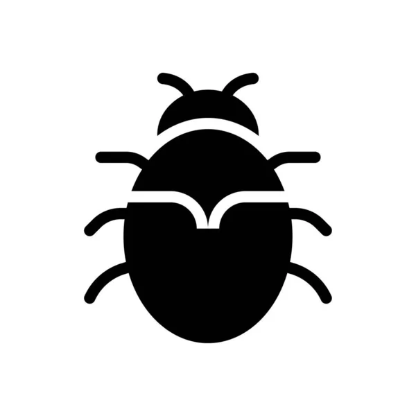 Insectenvector Illustratie Een Transparante Achtergrond Premium Kwaliteit Symbolen Glyphs Icoon — Stockvector