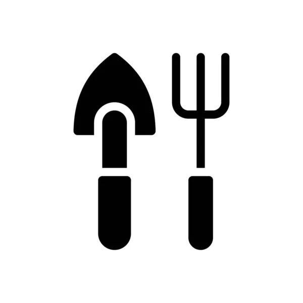 Shovel Vector Illustration Transparent Background Premium Quality Symbols Glyphs Icon — Stock Vector