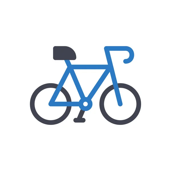 Bicycle Vector Illustration Transparent Background Premium Quality Symbols Glyphs Icon — Archivo Imágenes Vectoriales