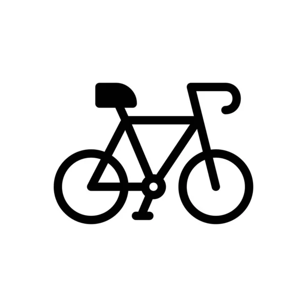 Bicycle Vector Illustration Transparent Background Premium Quality Symbols Glyphs Icon — Archivo Imágenes Vectoriales