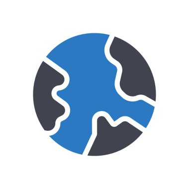 Saydam bir arkaplanda toprak vektör çizimi. Konsept ve grafik tasarım simgeleri için kaliteli semboller..