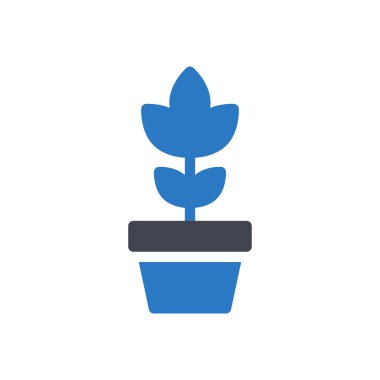 Şeffaf bir arkaplan üzerinde bitki vektör illüstrasyonu. Konsept ve grafik tasarım için özel kalite semboller.. 