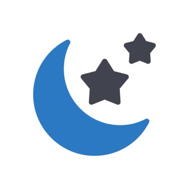 Şeffaf bir arkaplan üzerinde ay vektör çizimi. Konsept ve grafik tasarımı için mükemmel kalite semboller..