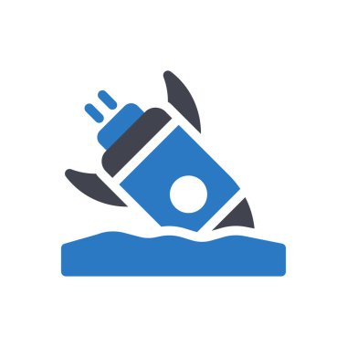 Şeffaf bir arkaplan üzerinde roket vektör çizimi. Konsept ve grafik tasarım için özel kalite semboller.. 