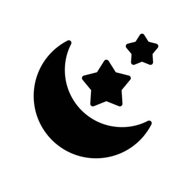 Şeffaf bir arkaplan üzerinde ay vektör çizimi. Konsept ve grafik tasarımı için mükemmel kalite semboller..