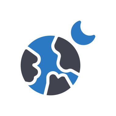 Saydam bir arkaplanda toprak vektör çizimi. Konsept ve grafik tasarım simgeleri için kaliteli semboller..