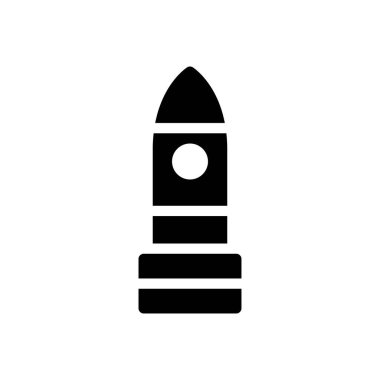 Şeffaf bir arkaplan üzerinde roket vektör çizimi. Konsept ve grafik tasarım için özel kalite semboller..