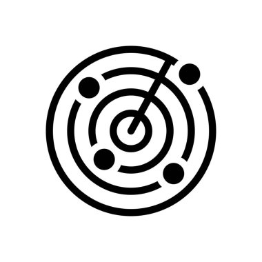 Şeffaf bir arkaplan üzerinde yörünge vektör çizimi. Konsept ve grafik tasarım için mükemmel kalite sembolleri..