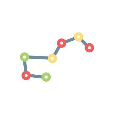 Şeffaf bir arkaplan üzerinde takımyıldız vektör çizimi. Konsept ve grafik tasarımı için birinci sınıf kalite simgeler..