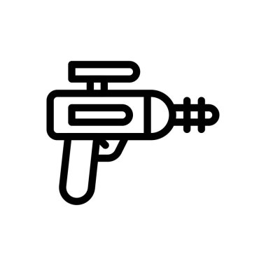 Saydam bir arkaplan üzerinde uzay vektör çizimi. Premium kalite semboller. Konsept ve grafik tasarım için ince çizgi simgesi.