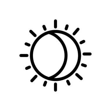 Şeffaf bir arkaplanda tutulma vektör illüstrasyonu. Premium kalite semboller. Konsept ve grafik tasarım için ince çizgi simgesi.