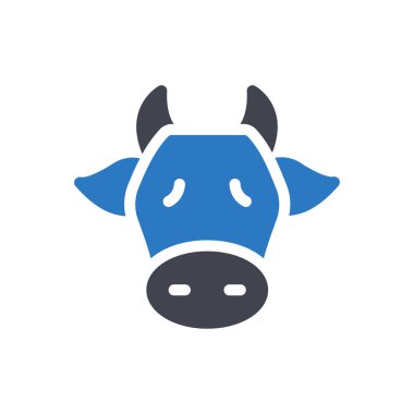 Şeffaf bir arkaplanda boğa vektör çizimi. Konsept ve grafik tasarım simgeleri için kaliteli semboller..