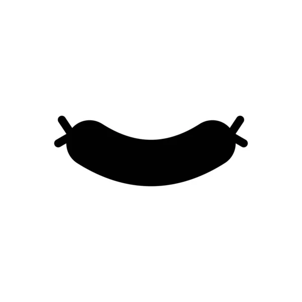 Illustration Vectorielle Hotdog Sur Fond Transparent Symboles Qualité Premium Icône — Image vectorielle