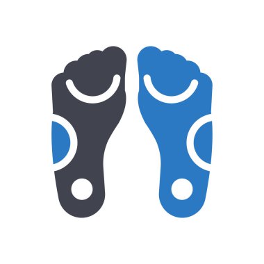 Saydam bir arkaplan üzerinde ayak vektör çizimi. Konsept ve grafik tasarım için mükemmel kalite semboller..