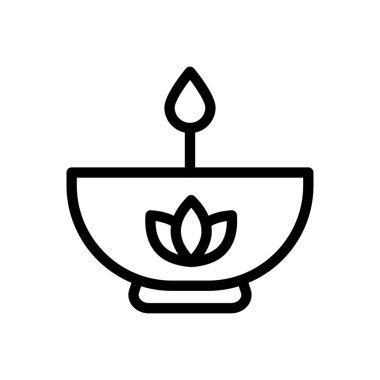 Şeffaf bir arkaplan üzerinde spa vektör illüstrasyonu.Premium kalite sembolleri. Konsept ve grafik tasarım için ince çizgi simgesi.