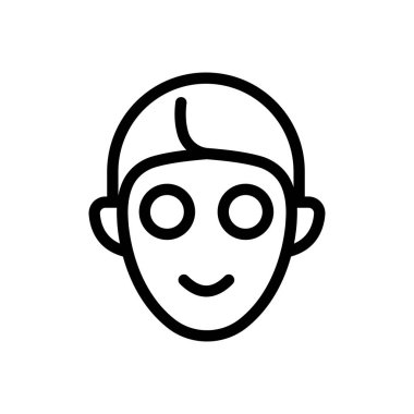 Şeffaf bir arkaplan üzerinde maske vektör çizimi. Premium kalite semboller. Konsept ve grafik tasarım için ince çizgi simgesi.