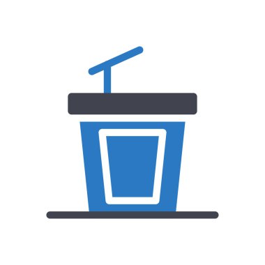 Şeffaf bir arkaplan üzerinde podyum vektör illüstrasyonu. Konsept ve grafik tasarım için mükemmel kalite sembolleri..