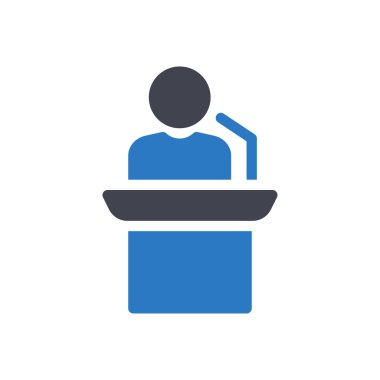 Şeffaf bir arkaplan üzerinde konuşma vektörü çizimi. Konsept ve grafik tasarım için mükemmel kalite sembolleri..