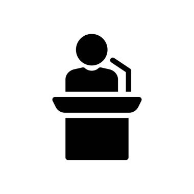 Şeffaf bir arkaplan üzerinde konuşma vektörü çizimi. Konsept ve grafik tasarım için mükemmel kalite sembolleri..