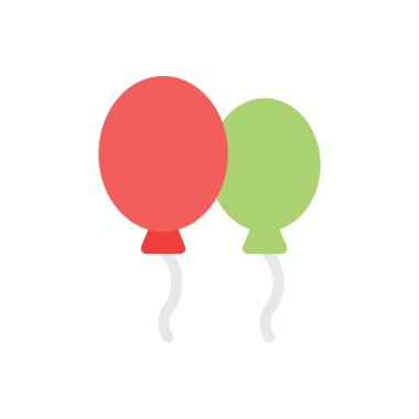 Şeffaf bir arkaplan üzerinde balon vektör illüstrasyonu. Konsept ve grafik tasarımı için birinci sınıf kalite simgeler..