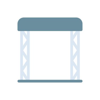 Şeffaf bir arkaplan üzerinde konser vektör illüstrasyonu. Konsept ve grafik tasarımı için birinci sınıf kalite simgeler..