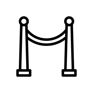 Şeffaf bir arkaplanda ip vektör çizimi. Premium kalite semboller. Konsept ve grafik tasarım için ince çizgi simgesi.