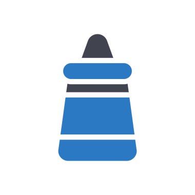 Şeffaf bir arkaplanda tuz vektör çizimi. Konsept ve grafik tasarım simgeleri için kaliteli semboller.. 