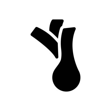 Şeffaf bir arkaplan üzerinde scallion vektör illüstrasyonu. Konsept ve grafik tasarımı için mükemmel kalite semboller.. 