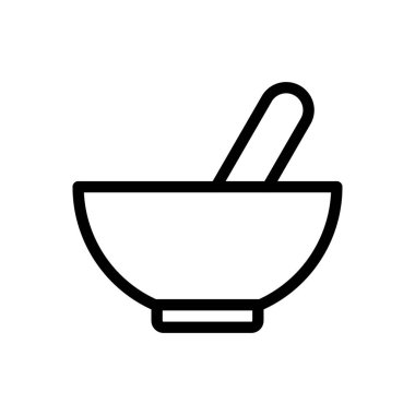 Şeffaf bir arkaplan üzerinde pestle vektör çizimi. Konsept ve grafik tasarım için ince çizgi simgesi.. 