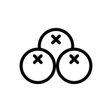 Şeffaf bir arkaplan üzerinde böğürtlen vektör çizimi. Konsept ve grafik tasarım için ince çizgi simgesi..