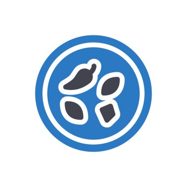 Şeffaf bir arkaplanda baharat vektör illüstrasyonu. Konsept ve grafik tasarım simgeleri için kaliteli semboller..