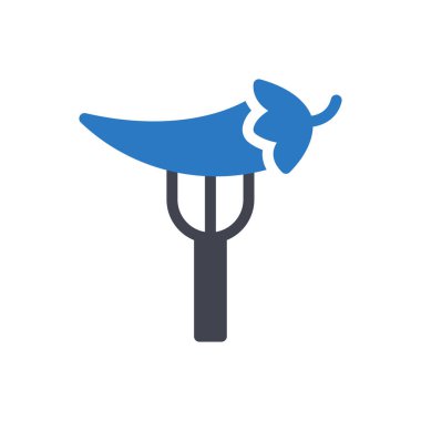 Şeffaf bir arkaplan üzerinde baharat vektör illüstrasyonu. Konsept ve grafik tasarımı için özel kalite semboller.. 