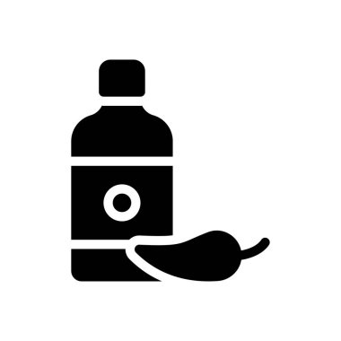 Şeffaf bir arkaplan üzerinde Chili vektör illüstrasyonu. Konsept ve grafik tasarımı için en iyi kalite semboller.. 