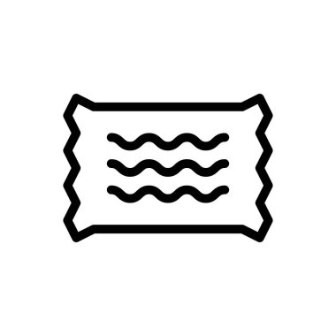 bacon vector illustration on a transparent background.Premium quality symbols.Thin line icon for concept and graphic design.