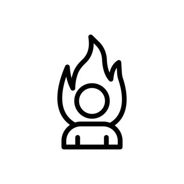 Saydam bir arkaplan üzerinde adam vektör çizimi. Premium kalite semboller. Konsept ve grafik tasarım için ince çizgi simgesi.