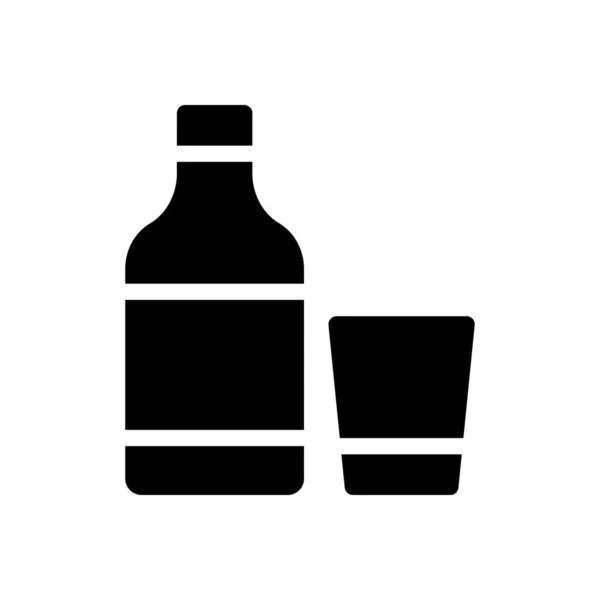 Ilustración Vectores Bebidas Sobre Fondo Transparente Símbolos Calidad Premium Glifos — Vector de stock