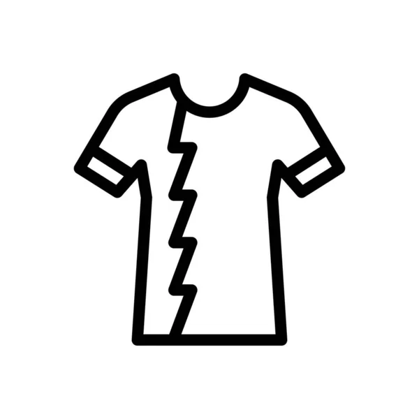 Ilustrace Vektoru Košile Průhledném Pozadí Symboly Prvotřídní Kvality Ikona Tenké — Stockový vektor