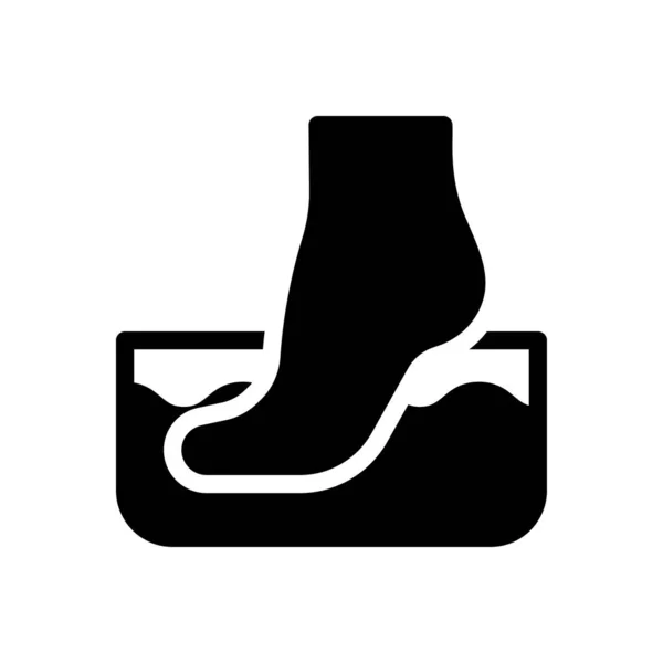 Εικονογράφηση Φορέα Πόδι Ένα Διαφανές Φόντο Premium Συμβολισμούς Ποιότητας Glyphs — Διανυσματικό Αρχείο