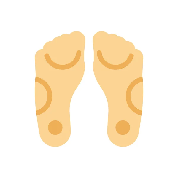 Foot Vector Illustration Transparent Background Premium Quality Symbols Stroke Icon — 스톡 벡터