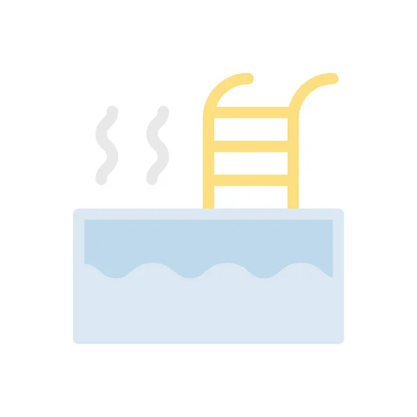 Pool Vector Illustration Transparent Background Premium Quality Symbols Stroke Icon — Wektor stockowy