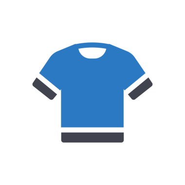 Saydam bir arkaplan üzerinde gömlek vektör illüstrasyonu. Konsept ve grafik tasarım için kaliteli semboller.. 