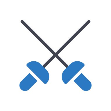 fencing vector illustration on a transparent background.Premium quality symbols.Glyphs icon for concept and graphic design. 