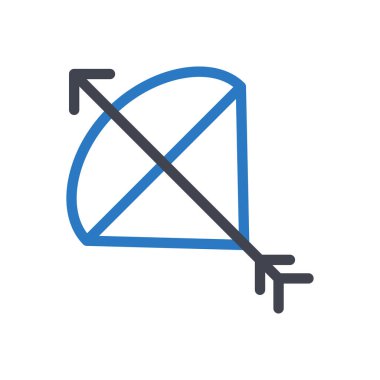 Şeffaf bir arkaplan üzerinde okçuluk vektör illüstrasyonu. Konsept ve grafik tasarımı için mükemmel kalite sembolleri..