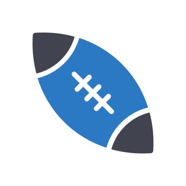 Şeffaf bir arkaplan üzerinde rugby vektör çizimi. Konsept ve grafik tasarımı için özel kalite semboller.. 