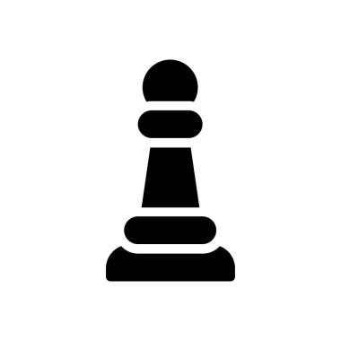 Saydam bir arkaplan üzerinde satranç vektör çizimi. Konsept ve grafik tasarımı için özel kalite semboller..