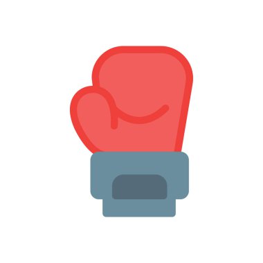 Şeffaf bir arkaplan üzerinde boks vektörü illüstrasyonu. Konsept ve grafik tasarım için premium kalite simgeleri.. 